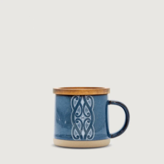 Ceramic Espresso Mug Miriama Grace-Smith Navy-lifestyle-The Vault