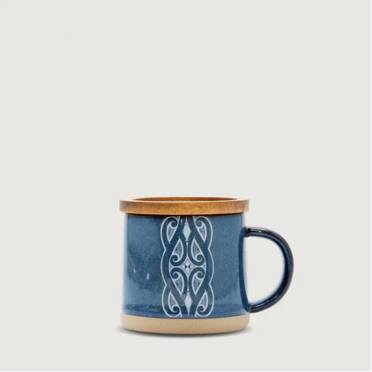 Ceramic Espresso Mug Miriama Grace-Smith Navy
