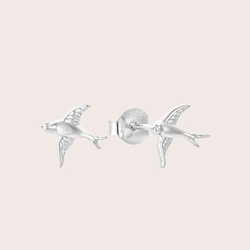 New Horizon Studs Silver-jewellery-The Vault