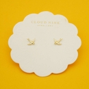 New Horizon Studs Gold Plate