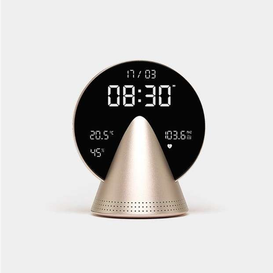 Conic Radio Alarm Speaker Golden Honey