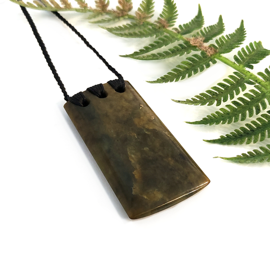 Marsden Flower Pounamu Pendant Toki