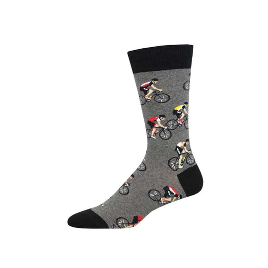 Men's Socks Cycling Gray Heather