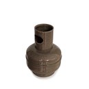 Green Ceramic Gas Bottle Sculpture Medium