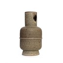 Grey Cearmic Gas Bottle Vase Large