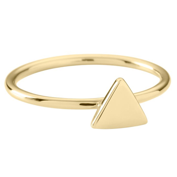 Triangle Ring - Gold Vermeil