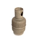 Grey Cearmic Gas Bottle Vase Large