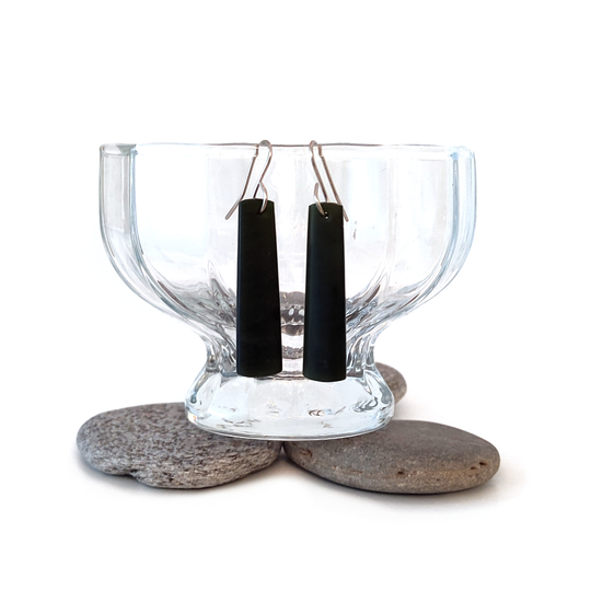 Pounamu Earrings Silver Hooks 