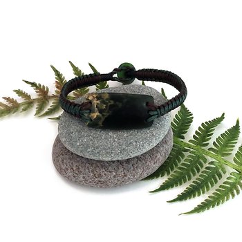 Pounamu Bracelet Multi Green Cord-jewellery-The Vault
