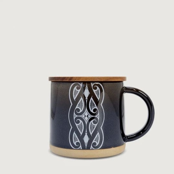 Ceramic Mug Miriama Grace-Smith Black-lifestyle-The Vault