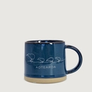 Ceramic Mug Kiwi Navy