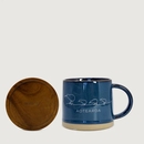 Ceramic Mug Kiwi Navy