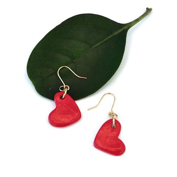 Infinite Love Earrings Red-jewellery-The Vault