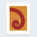 Koru Whero Contemporary Frame White