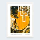 Te Whakawhiti O Te Ra Contemporary Frame White