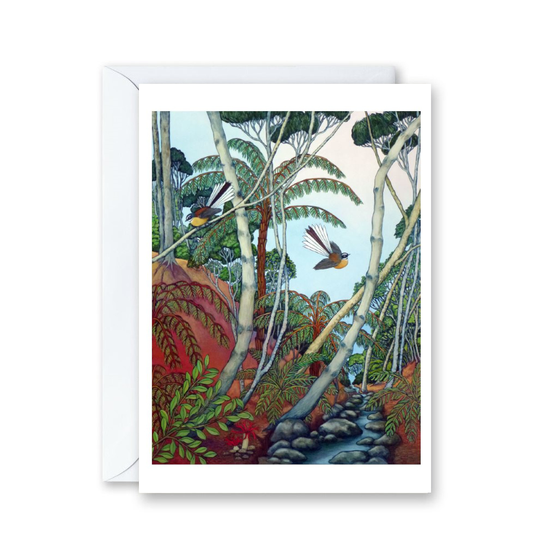 Piwakawaka at The Stream Card