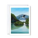 Pristine Waters of The Fiord Card