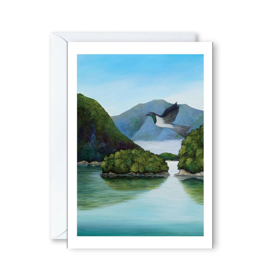 Pristine Waters of The Fiord Card