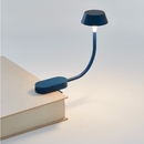 Lexon Mini Clip ON Reading Lamp Dark Blue
