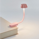 Lexon Mini Clip ON Reading Lamp Light Pink