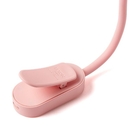 Lexon Mini Clip ON Reading Lamp Light Pink