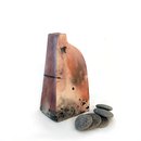 Pit Fired Rectangular Vase