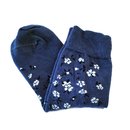 Crew Socks Manuka Flowers Marine Blue