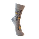Crew Socks Kowhai Grey Marle
