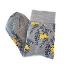 Crew Socks Kowhai Grey Marle