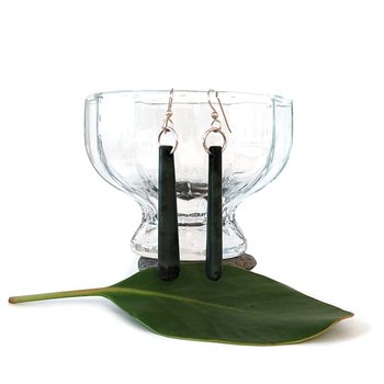 Pounamu Earrings-jewellery-The Vault