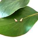 Fern Studs Gold Plate