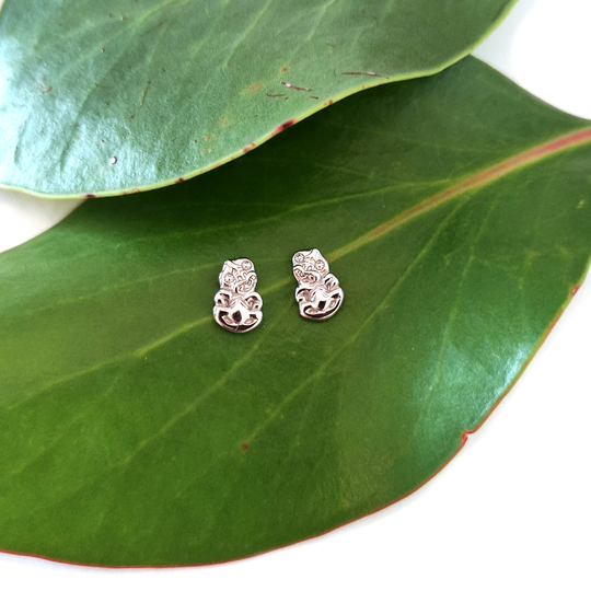 Tiki Studs Silver