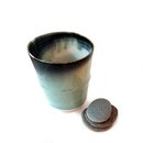 Large Beaker Seafoam and Black