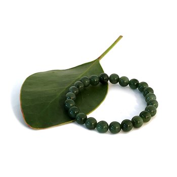 Pounamu Bead Bracelet 8mm-jewellery-The Vault