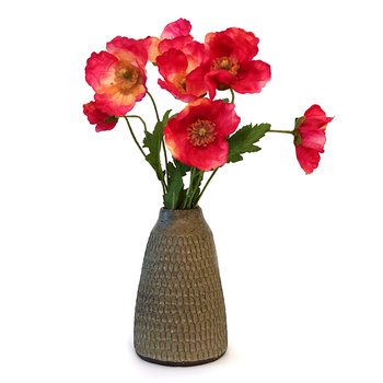 Black Clay Carved Vase -artists-and-brands-The Vault