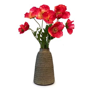 Black Clay Carved Vase -artists-and-brands-The Vault