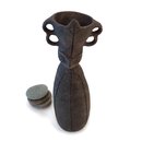 Black Clay Figure Sculpture The Knowledge Keeper