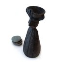 Black Clay Figure Sculpture The Knowledge Keeper