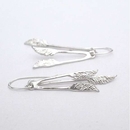Toetoe Earrings Silver