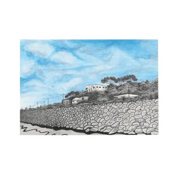 The Parade Paekakariki A3 Print-artists-and-brands-The Vault