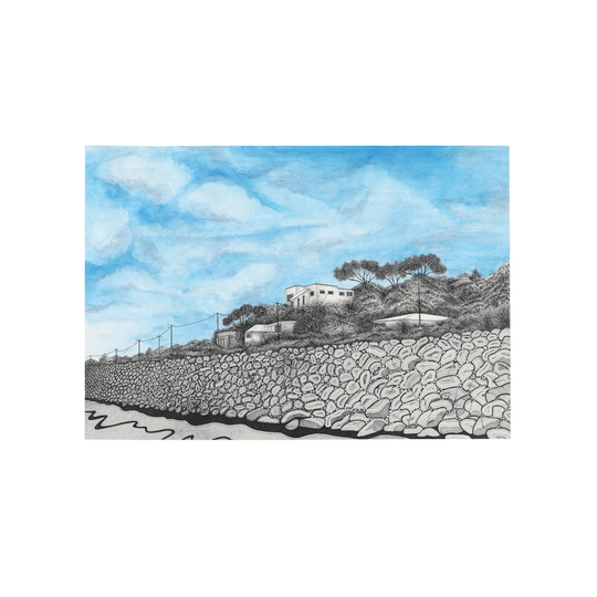 The Parade Paekakariki A4 Print