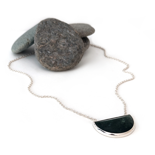 Cresent Pounamu Necklace