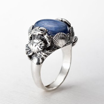 Under the Sea Ring Kyanite-jewellery-The Vault