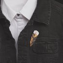 Huia Feather Brooch Small