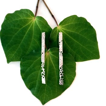 Spindrift Drop Earrings Long-jewellery-The Vault