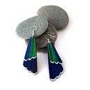 Tui Feather Earrings