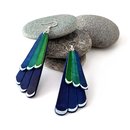 Tui Feather Earrings