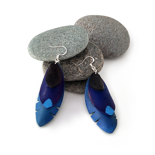 Kokako Feather Earrings