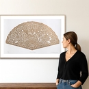 A Place to Stand Gold Framed Linocut Print