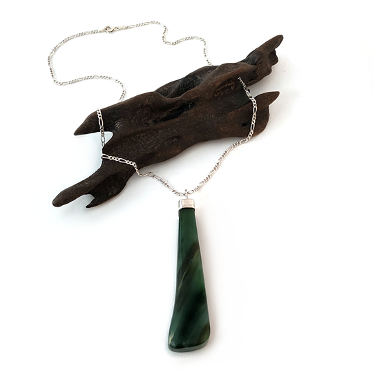 Pounamu Pendant on Chain